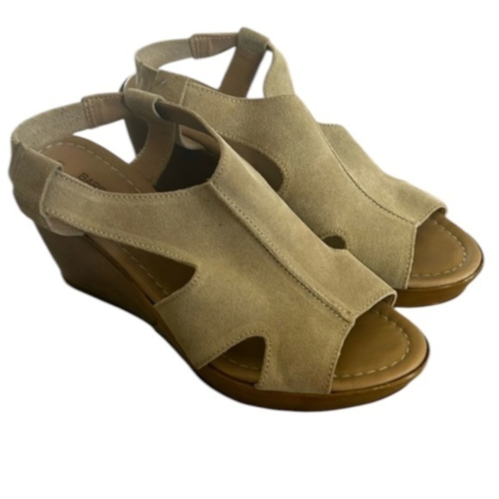 Barbara Barbieri size 8 wedge sandals made in italy